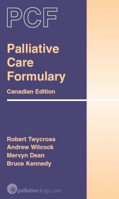 Palliative Care Formulary Canadian Edition